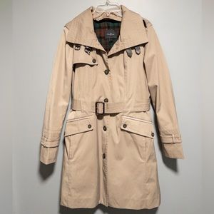 Cole Haan Belted Trench Coat Size M